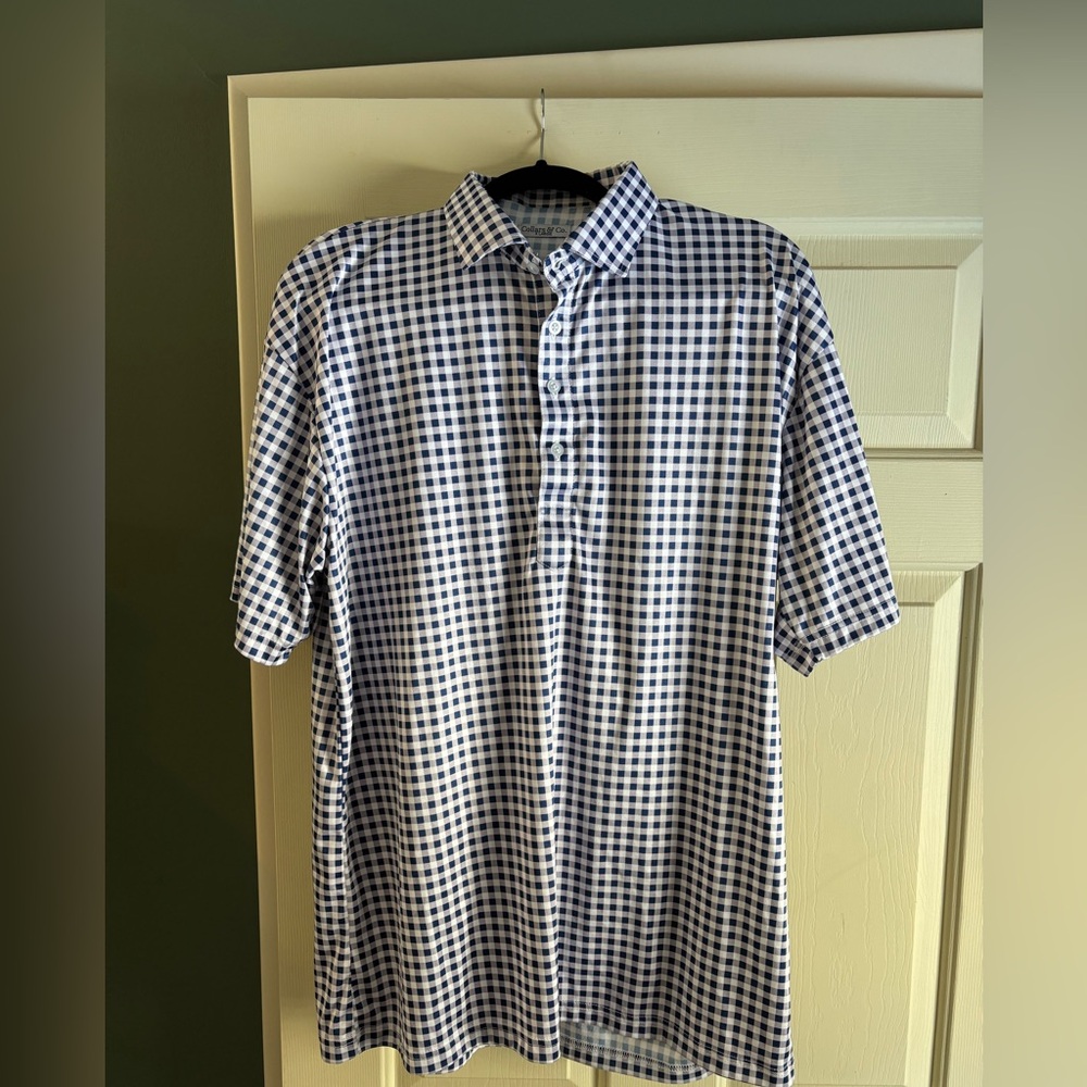 Collars & Co checkered  XL Polo